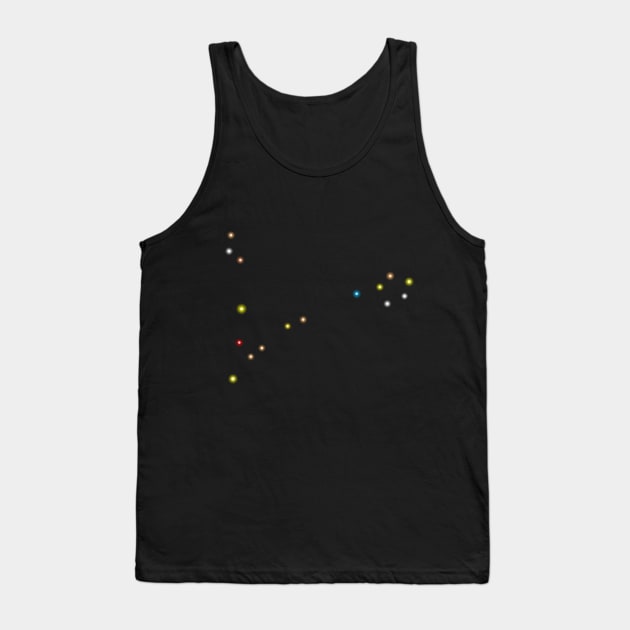 Constellation Pisces (variant) Tank Top by GloopTrekker